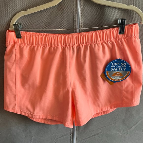 NWT Columbia Women's Shorts Size Medium, 4" inseam - Tamiami Pull On - Peach - Picture 9 of 9